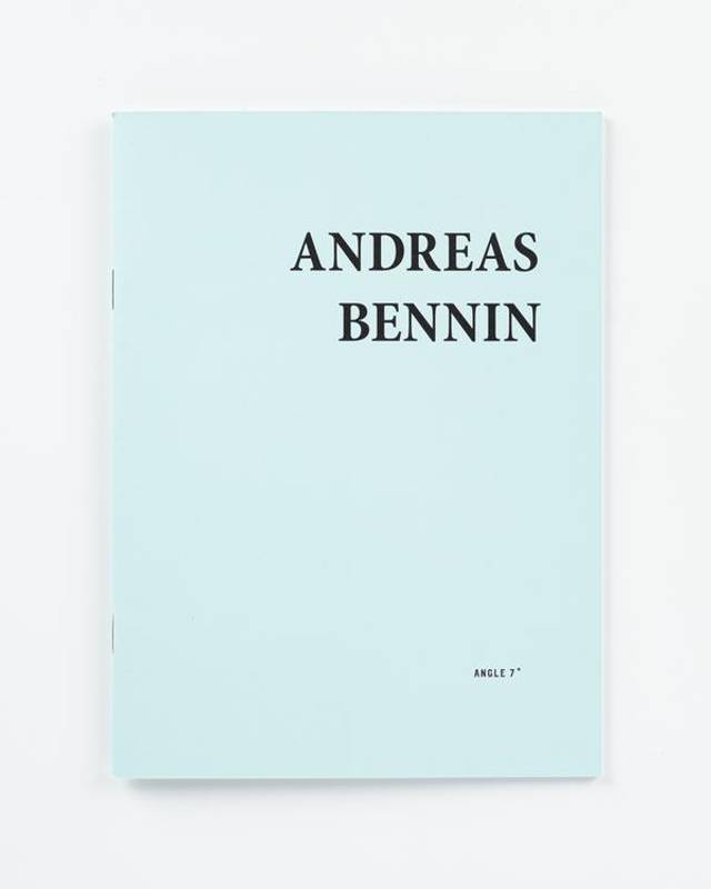Andreas Bennin - National Debris, Angle 7°