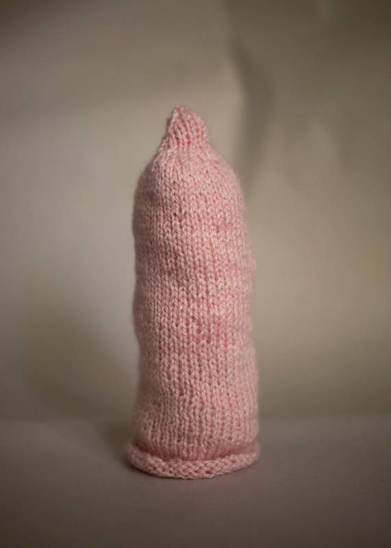 K Linnea Backe - The Knitted Condom