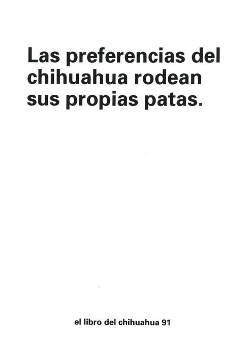 Hovedbilde Bjarne Melgaard - Las preferencias del chihuahua ...