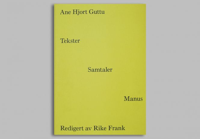 Hovedbilde Ane Hjort Guttu - Tekster, Samtaler, Manus